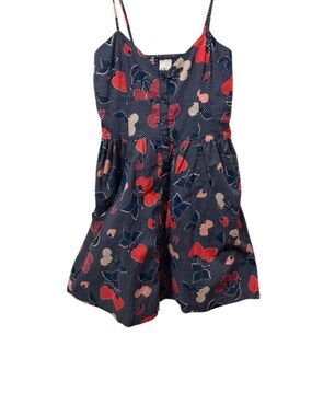 UO’s VTG Cooperative Cherry Blossom Smocked Mini Dress